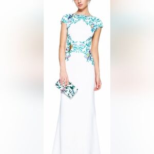 Tadashi Shoji Faye Crepe Gown